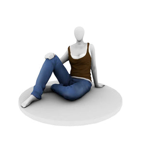 Laid Back Lady | Sitting Woman Figure